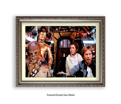 Star Wars - Cockpit - Michael Kozlov Art Print