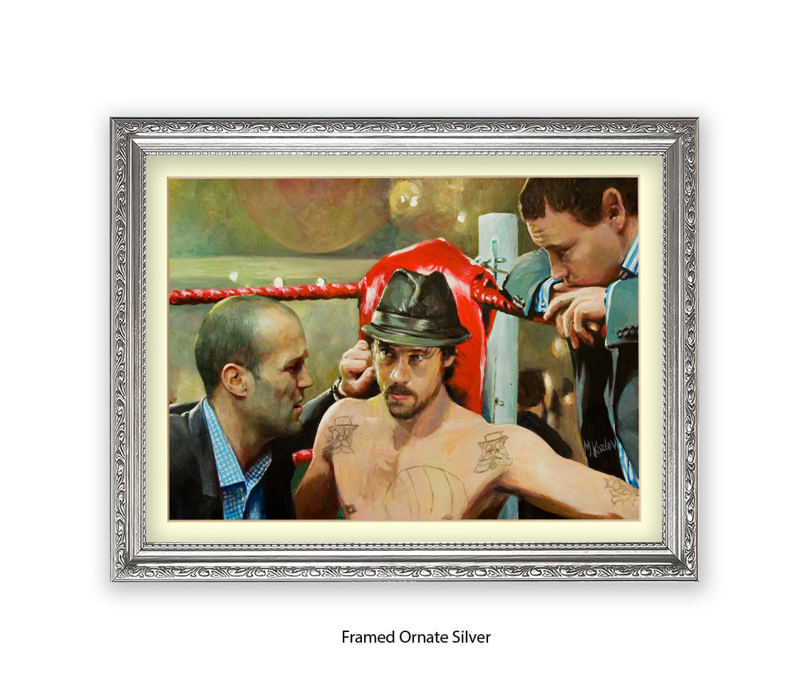 Snatch - Brad Pitt - Boxing Ring - Michael Kozlov Art Print