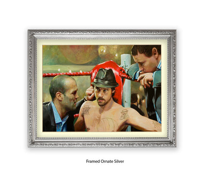 Snatch - Brad Pitt - Boxing Ring - Michael Kozlov Art Print