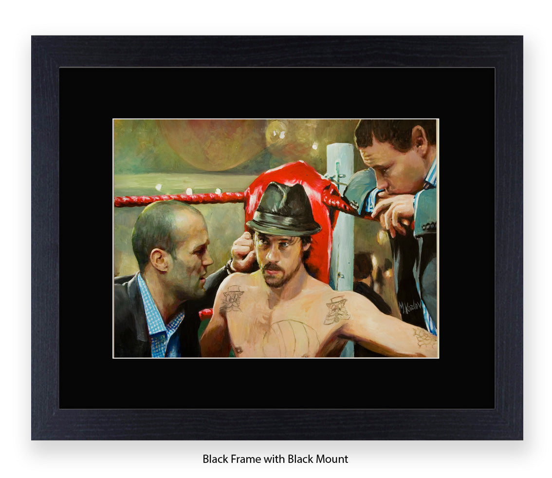 Snatch - Brad Pitt - Boxing Ring - Michael Kozlov Art Print