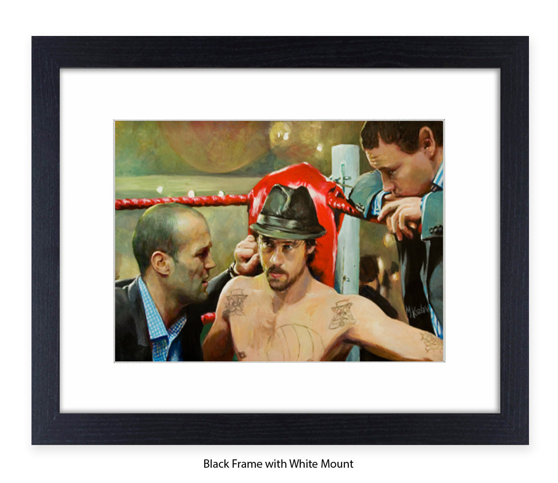 Snatch - Brad Pitt - Boxing Ring - Michael Kozlov Art Print