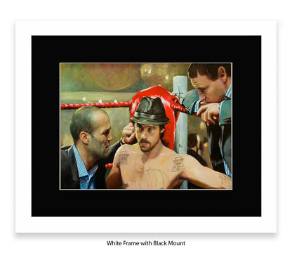 Snatch - Brad Pitt - Boxing Ring - Michael Kozlov Art Print