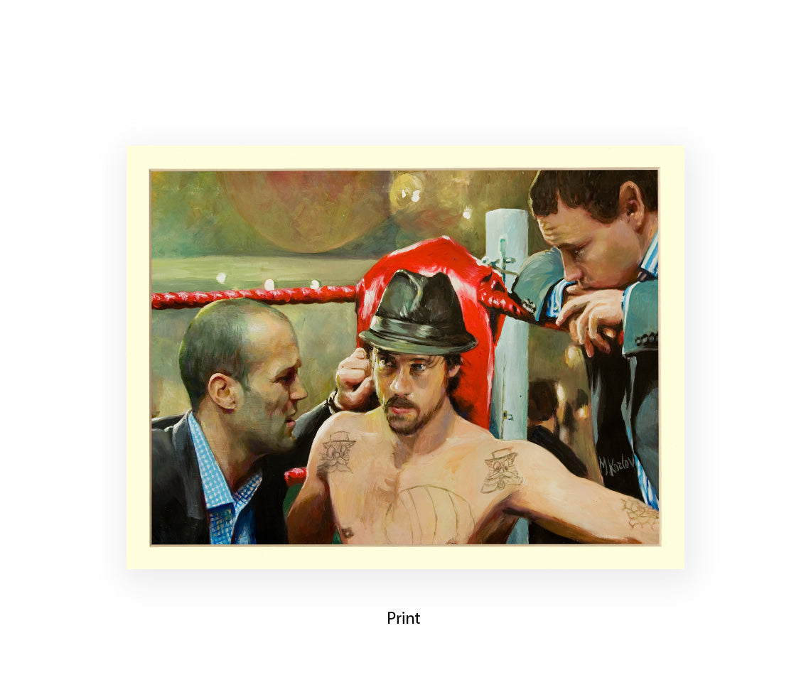 Snatch - Brad Pitt - Boxing Ring - Michael Kozlov Art Print