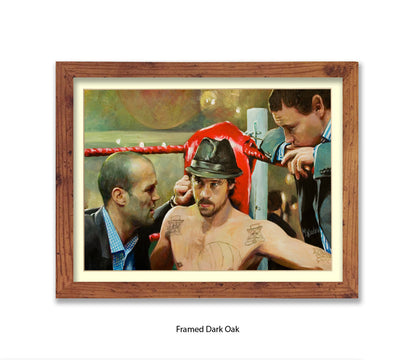 Snatch - Brad Pitt - Boxing Ring - Michael Kozlov Art Print