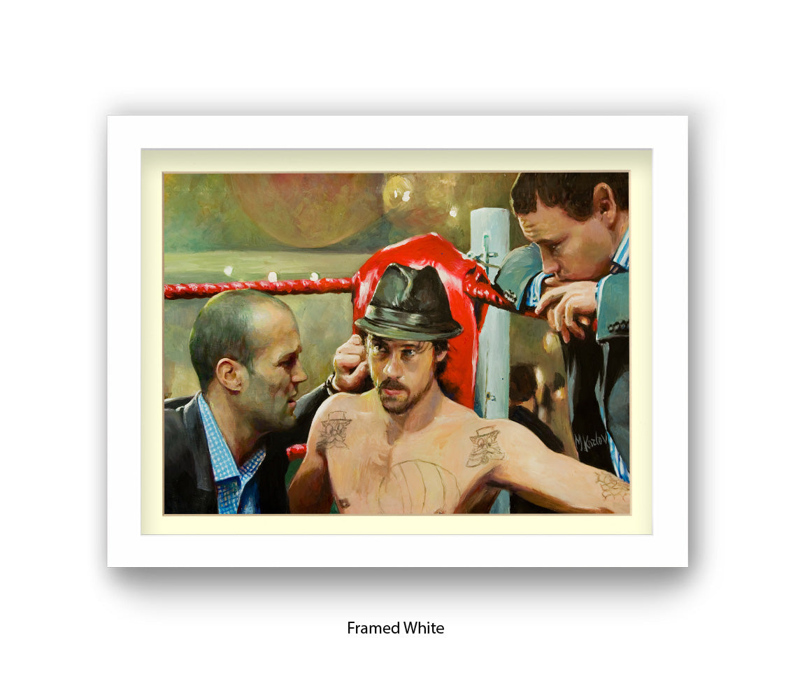 Snatch - Brad Pitt - Boxing Ring - Michael Kozlov Art Print