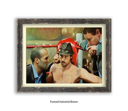 Snatch - Brad Pitt - Boxing Ring - Michael Kozlov Art Print
