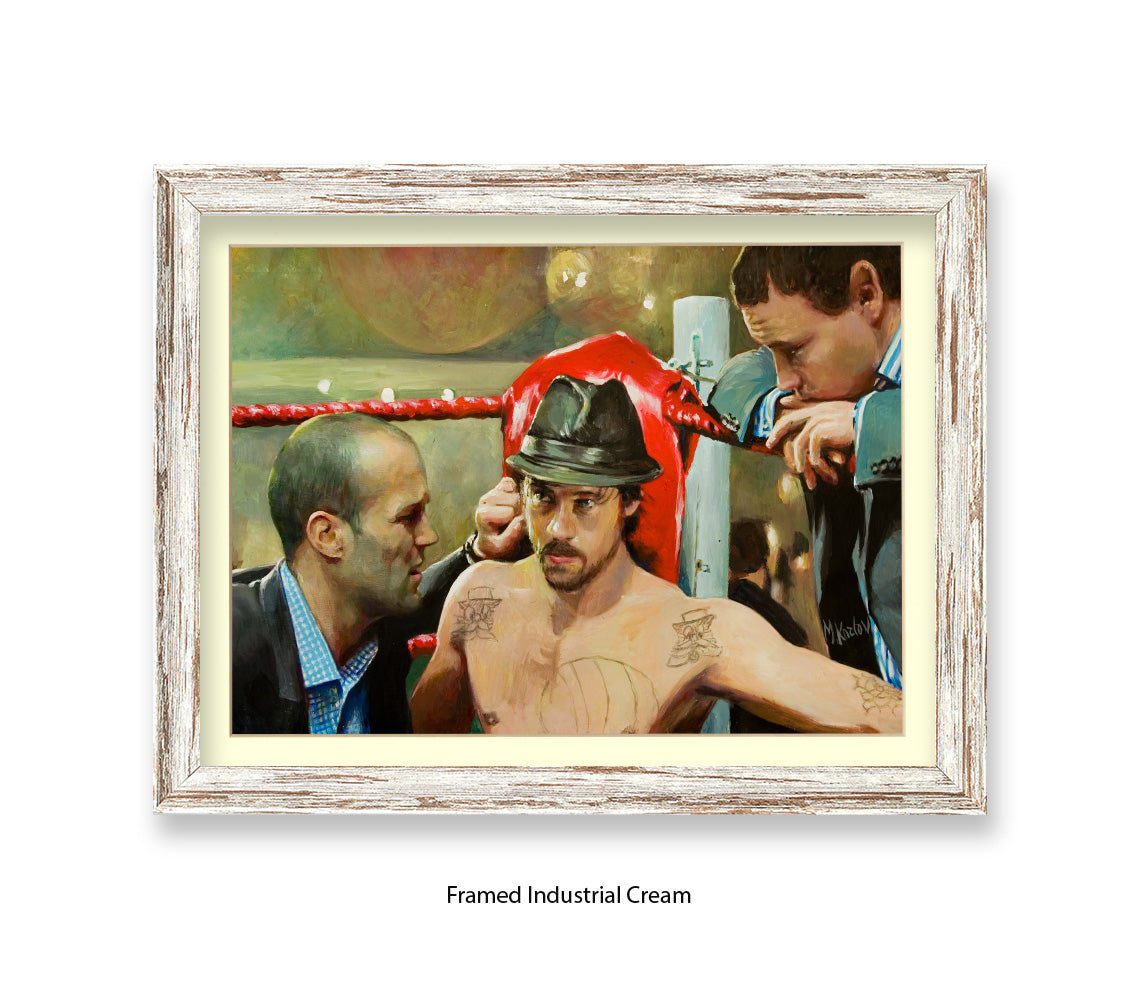 Snatch - Brad Pitt - Boxing Ring - Michael Kozlov Art Print