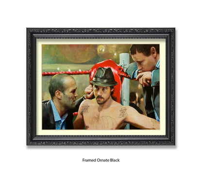 Snatch - Brad Pitt - Boxing Ring - Michael Kozlov Art Print