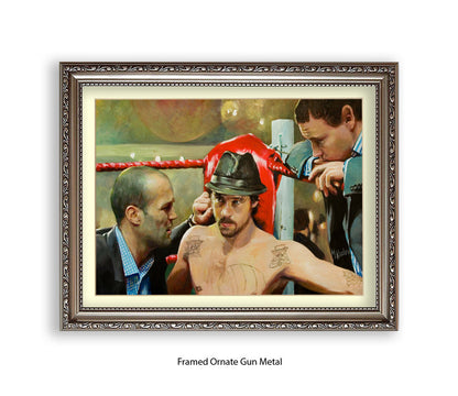 Snatch - Brad Pitt - Boxing Ring - Michael Kozlov Art Print