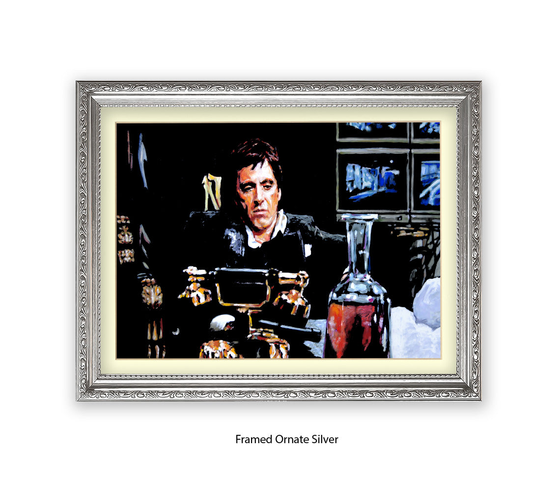 Scarface - Coke - TV Monitors - Michael Kozlov Art Print