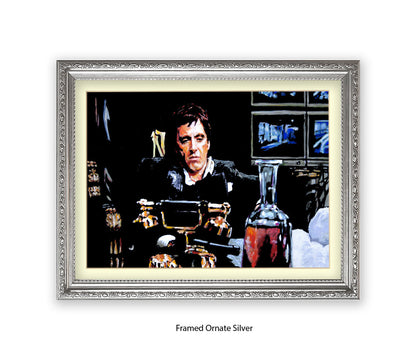 Scarface - Coke - TV Monitors - Michael Kozlov Art Print