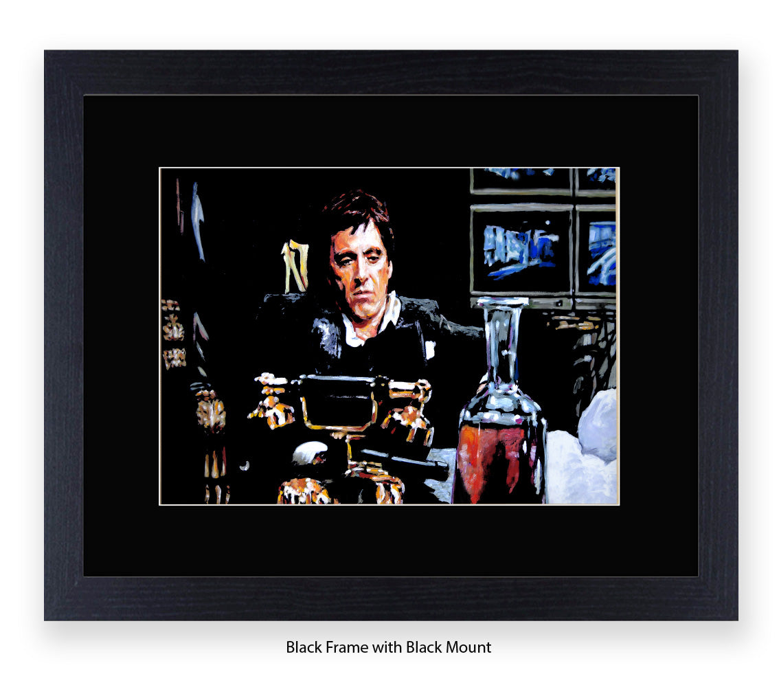 Scarface - Coke - TV Monitors - Michael Kozlov Art Print