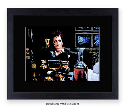 Scarface - Coke - TV Monitors - Michael Kozlov Art Print