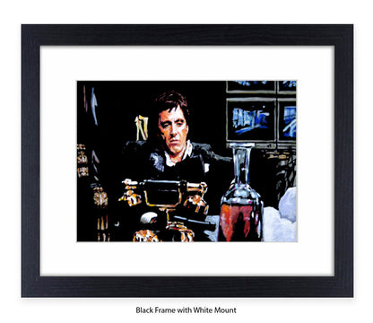 Scarface - Coke - TV Monitors - Michael Kozlov Art Print
