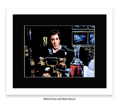 Scarface - Coke - TV Monitors - Michael Kozlov Art Print