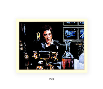 Scarface - Coke - TV Monitors - Michael Kozlov Art Print