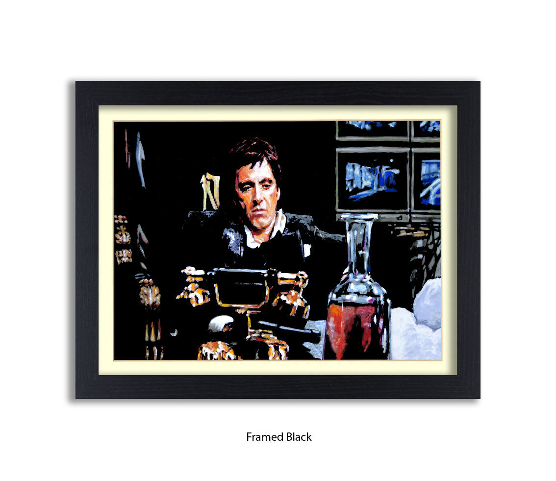 Scarface - Coke - TV Monitors - Michael Kozlov Art Print
