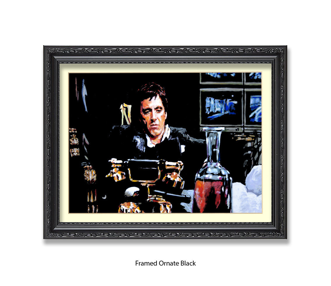 Scarface - Coke - TV Monitors - Michael Kozlov Art Print