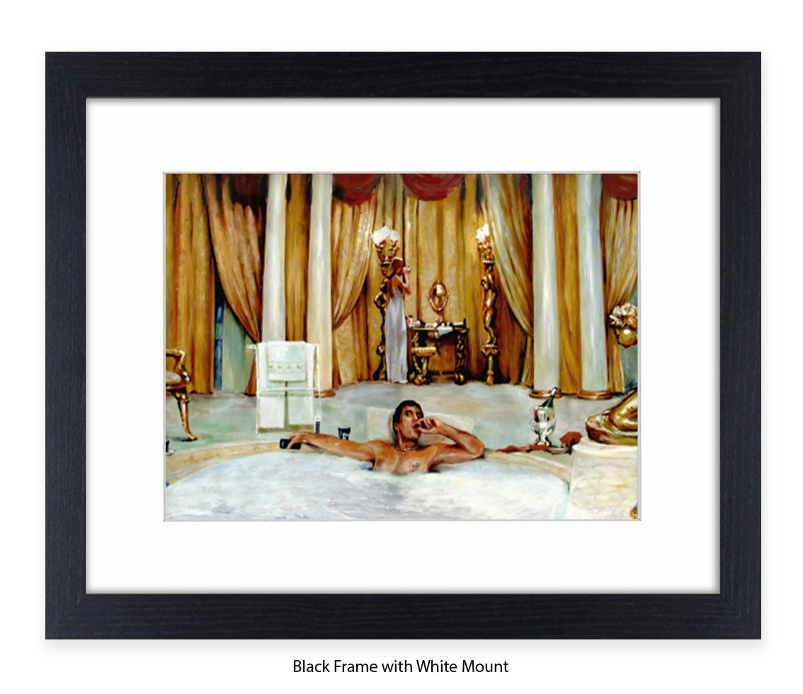 Scarface - Bath - Michael Kozlov Art Print