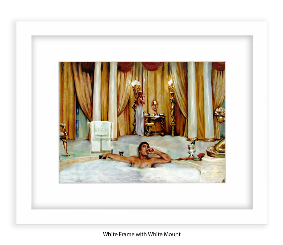 Scarface - Bath - Michael Kozlov Art Print