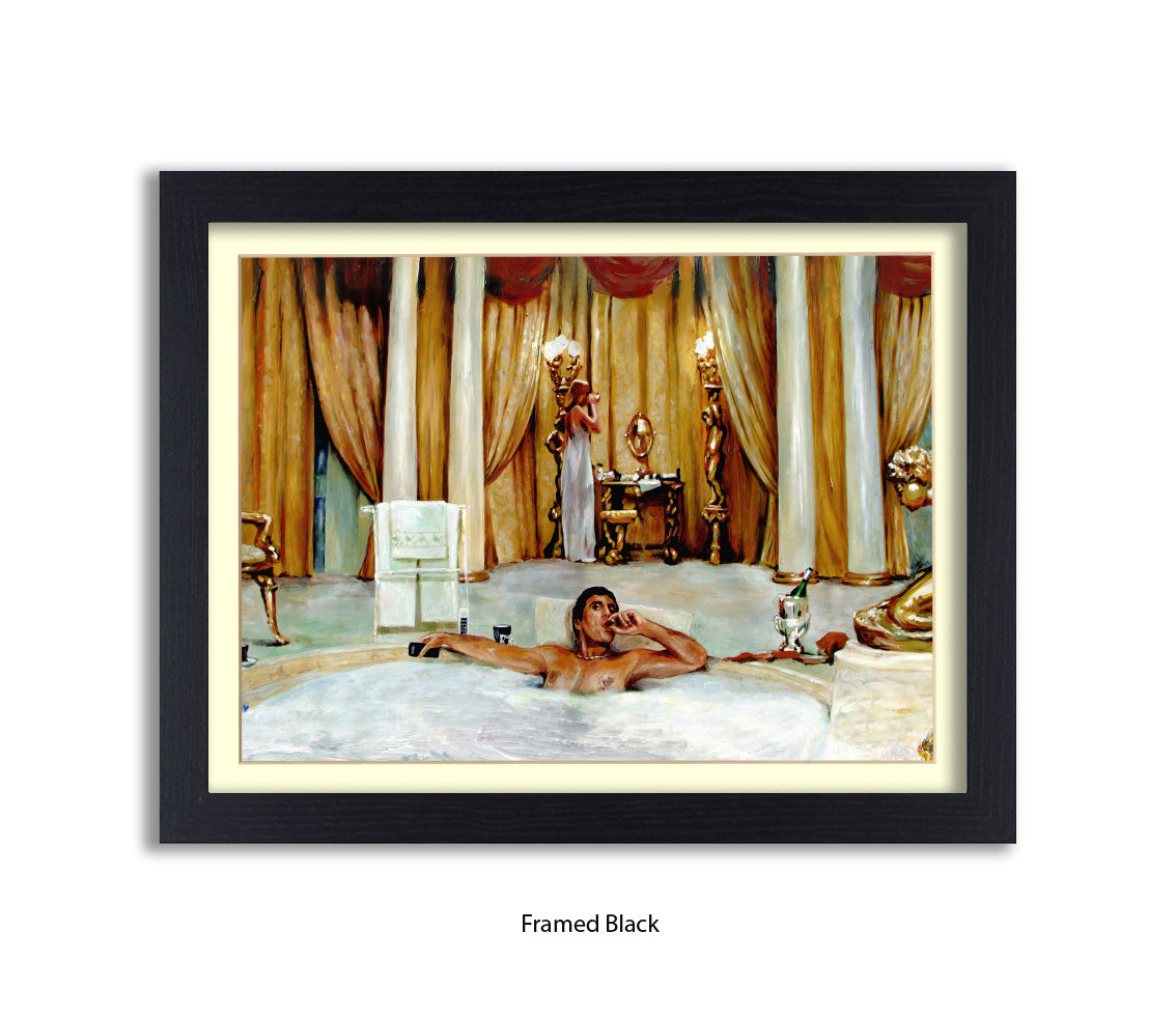 Scarface - Bath - Michael Kozlov Art Print