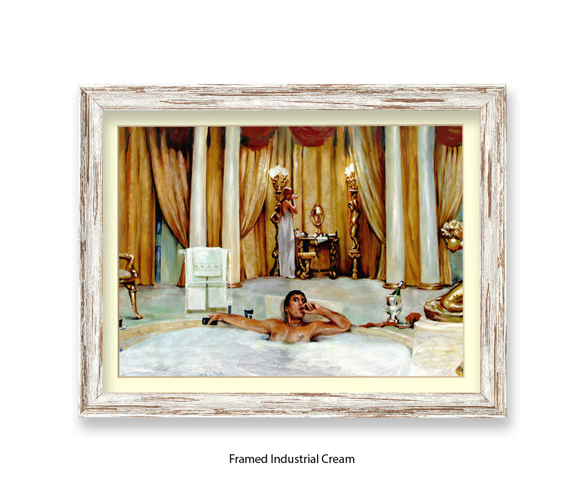 Scarface - Bath - Michael Kozlov Art Print
