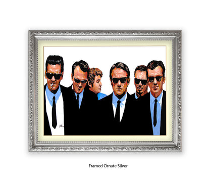 Reservoir Dogs - All Crew - Michael Kozlov Art Print