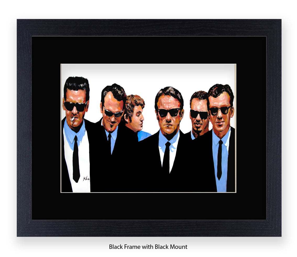 Reservoir Dogs - All Crew - Michael Kozlov Art Print