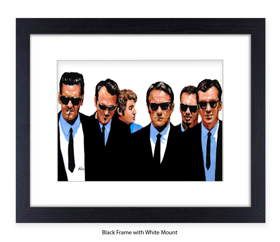 Reservoir Dogs - All Crew - Michael Kozlov Art Print