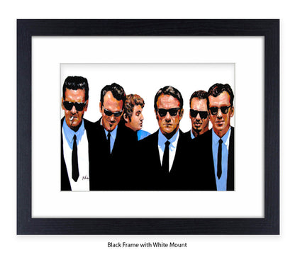 Reservoir Dogs - All Crew - Michael Kozlov Art Print