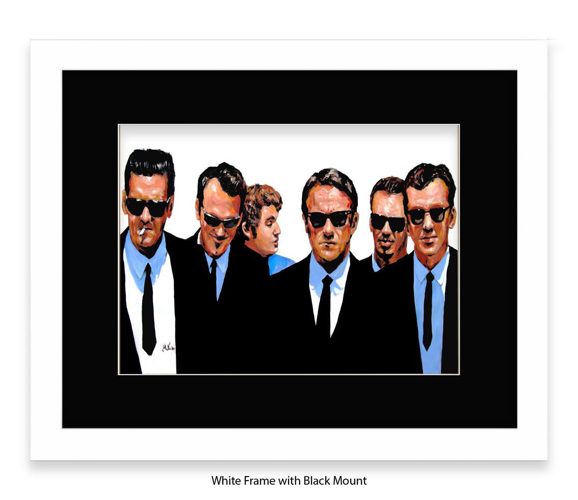 Reservoir Dogs - All Crew - Michael Kozlov Art Print