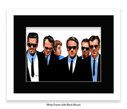 Reservoir Dogs - All Crew - Michael Kozlov Art Print