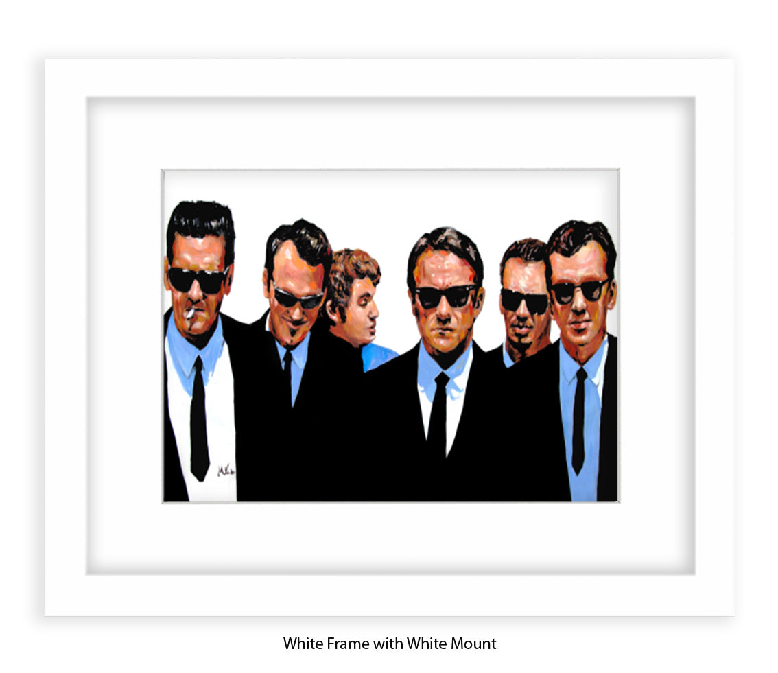 Reservoir Dogs - All Crew - Michael Kozlov Art Print