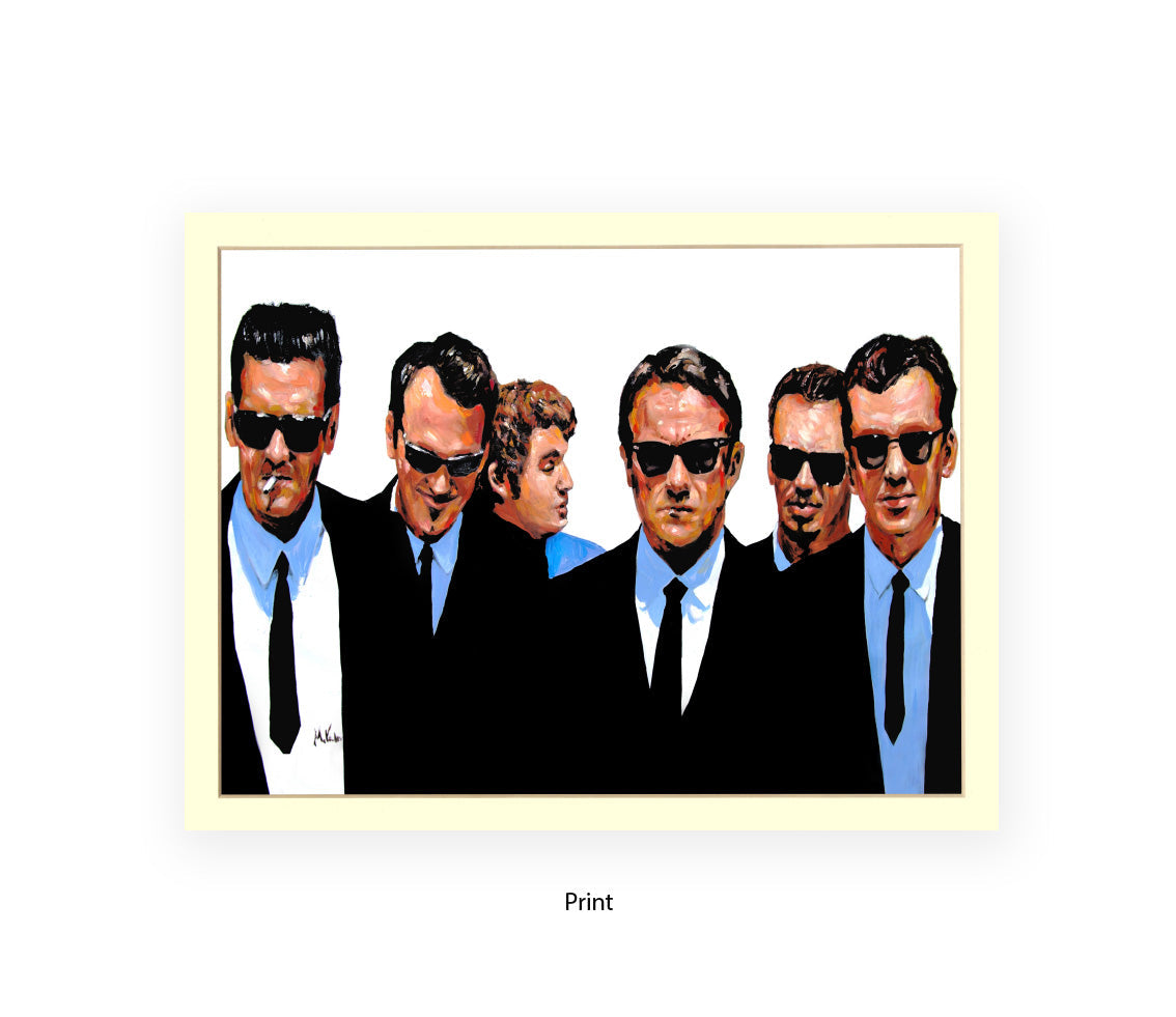 Reservoir Dogs - All Crew - Michael Kozlov Art Print