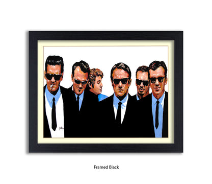 Reservoir Dogs - All Crew - Michael Kozlov Art Print