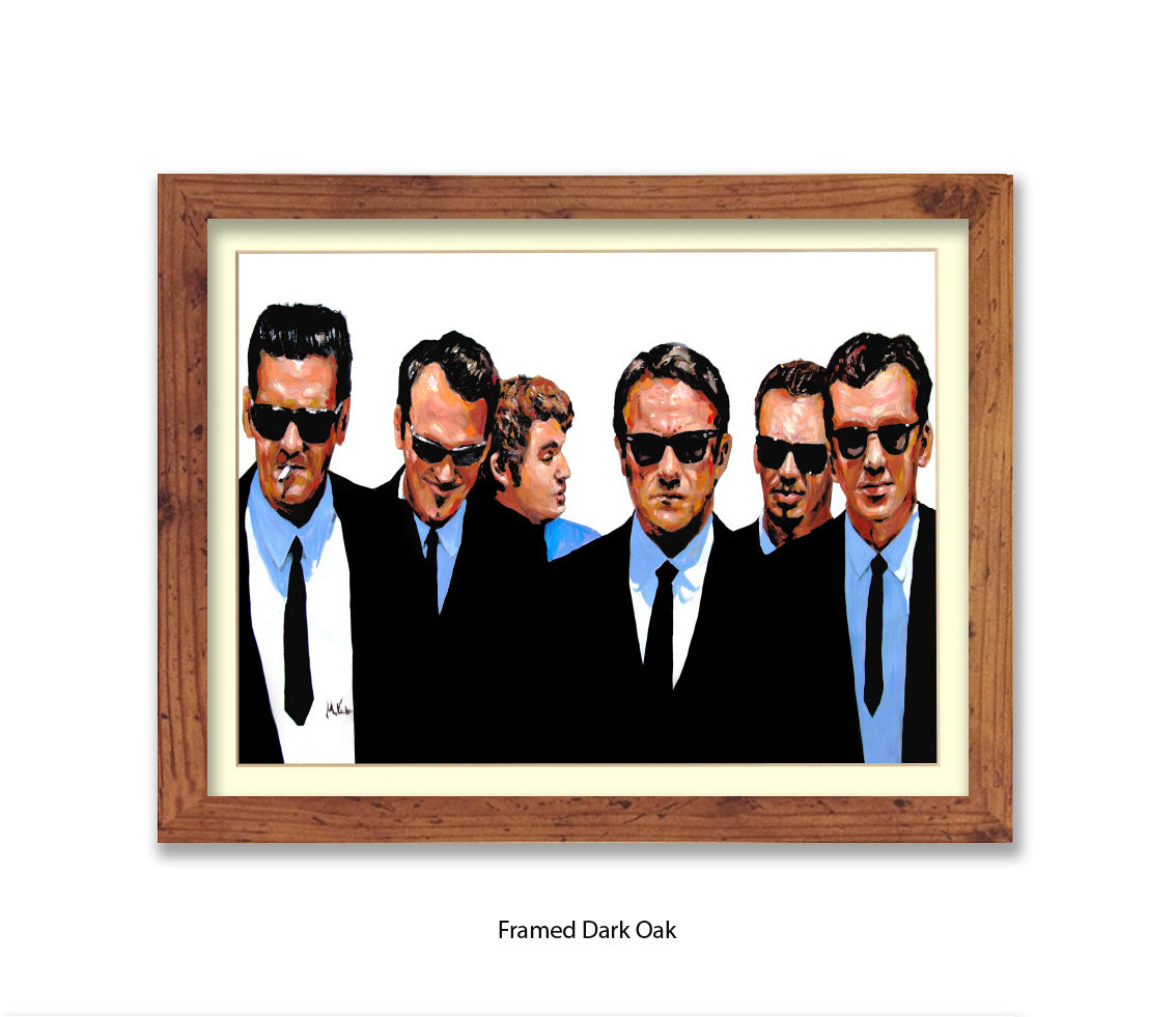 Reservoir Dogs - All Crew - Michael Kozlov Art Print