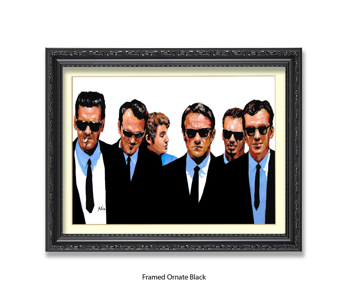 Reservoir Dogs - All Crew - Michael Kozlov Art Print