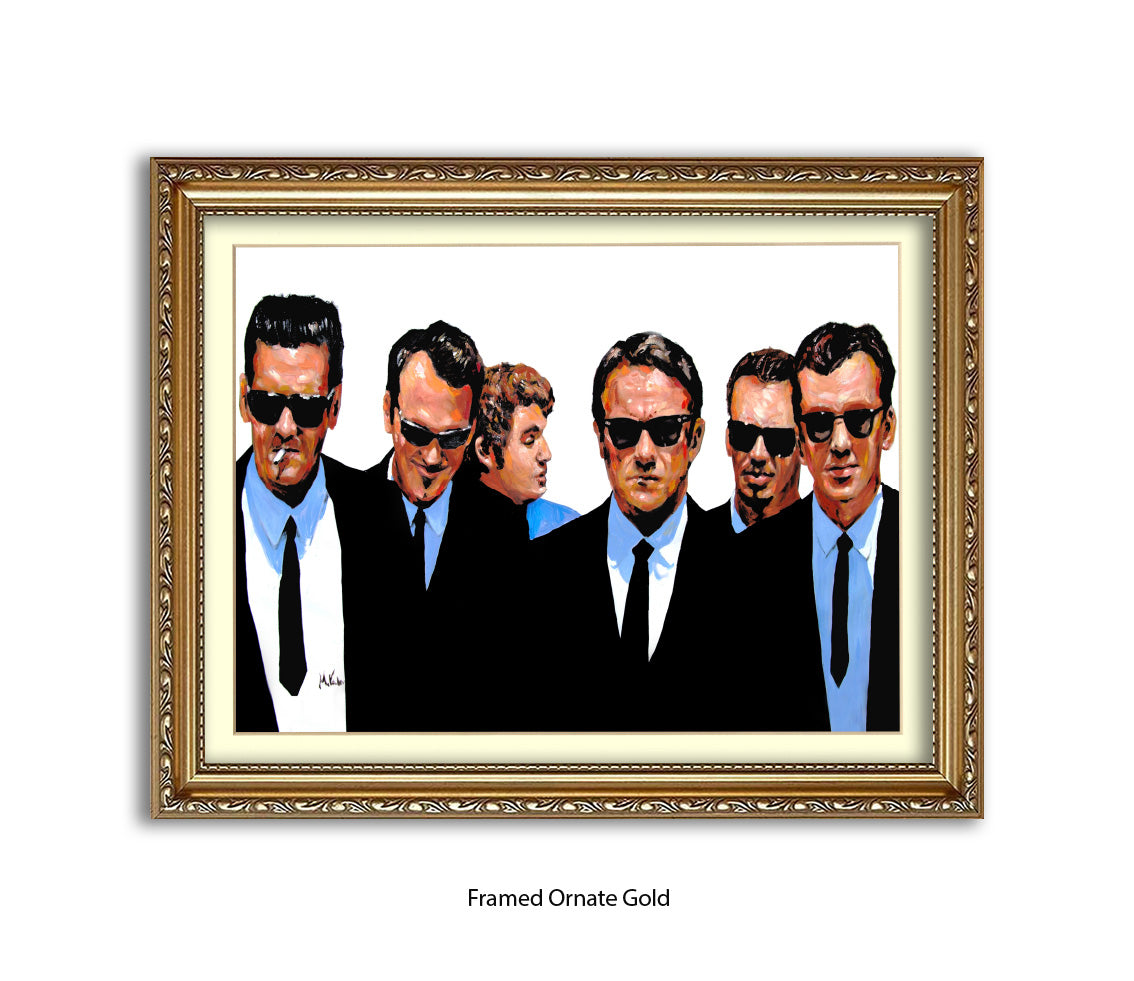Reservoir Dogs - All Crew - Michael Kozlov Art Print
