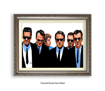 Reservoir Dogs - All Crew - Michael Kozlov Art Print
