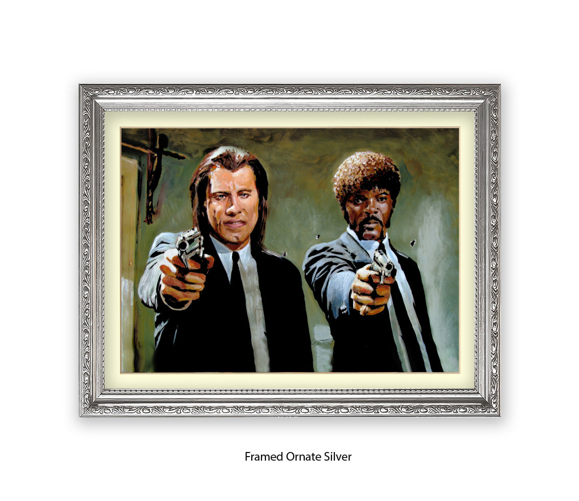 Pulp Fiction - Guns - Michael Kozlov Art Print