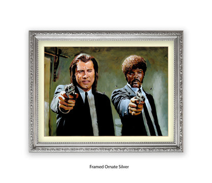 Pulp Fiction - Guns - Michael Kozlov Art Print