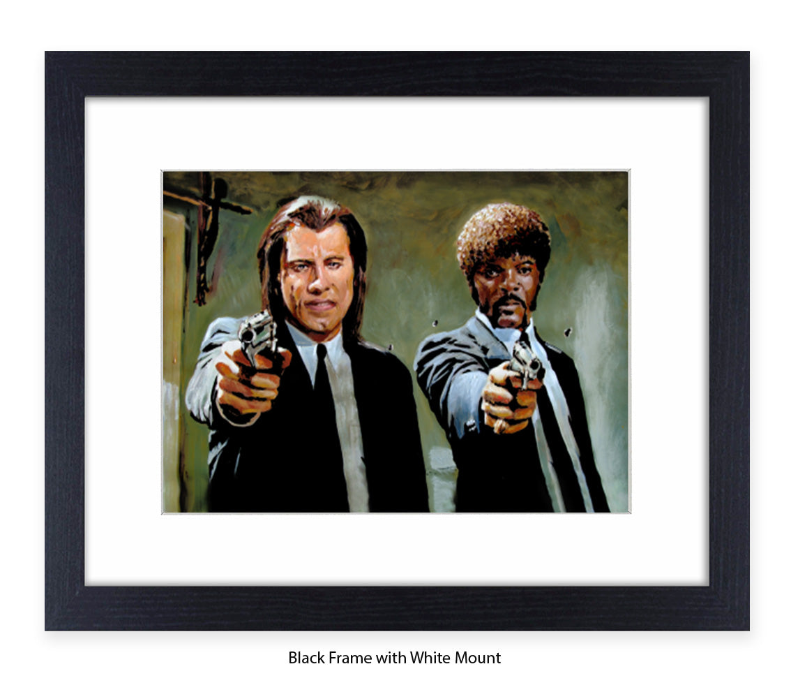 Pulp Fiction - Guns - Michael Kozlov Art Print
