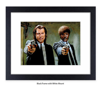Pulp Fiction - Guns - Michael Kozlov Art Print