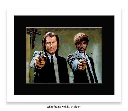Pulp Fiction - Guns - Michael Kozlov Art Print