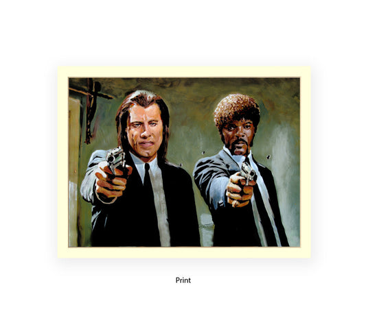 Pulp Fiction - Guns - Michael Kozlov Art Print