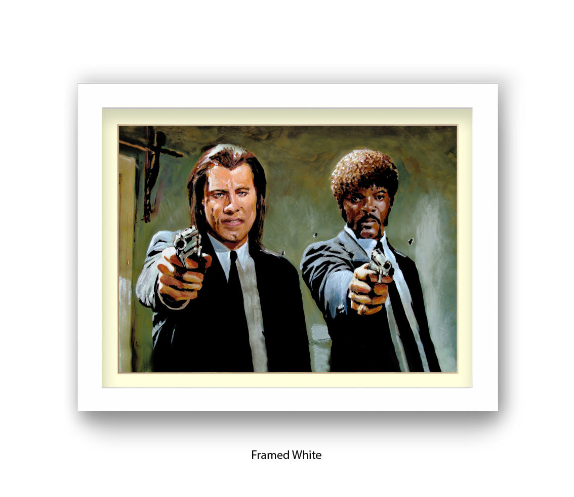Pulp Fiction - Guns - Michael Kozlov Art Print