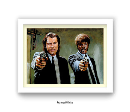 Pulp Fiction - Guns - Michael Kozlov Art Print