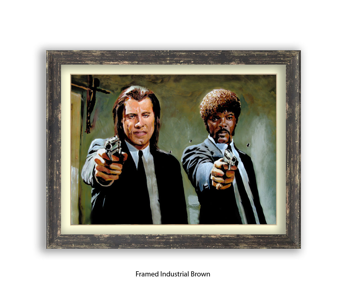 Pulp Fiction - Guns - Michael Kozlov Art Print