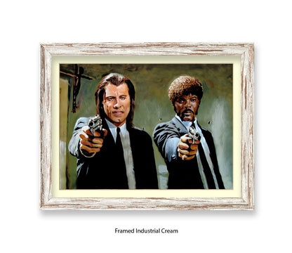Pulp Fiction - Guns - Michael Kozlov Art Print