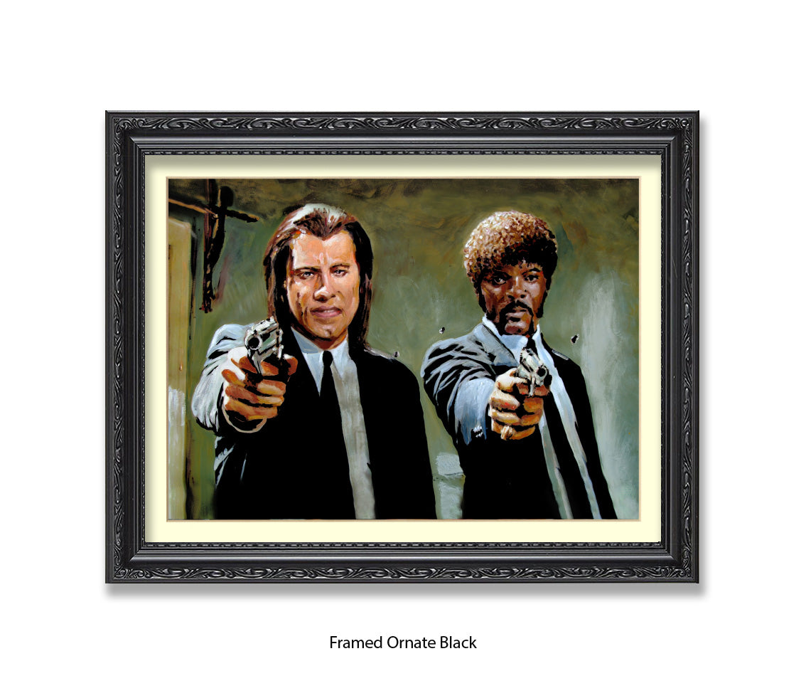Pulp Fiction - Guns - Michael Kozlov Art Print
